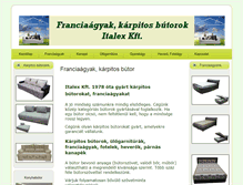 Tablet Screenshot of franciaagyak.italex.hu